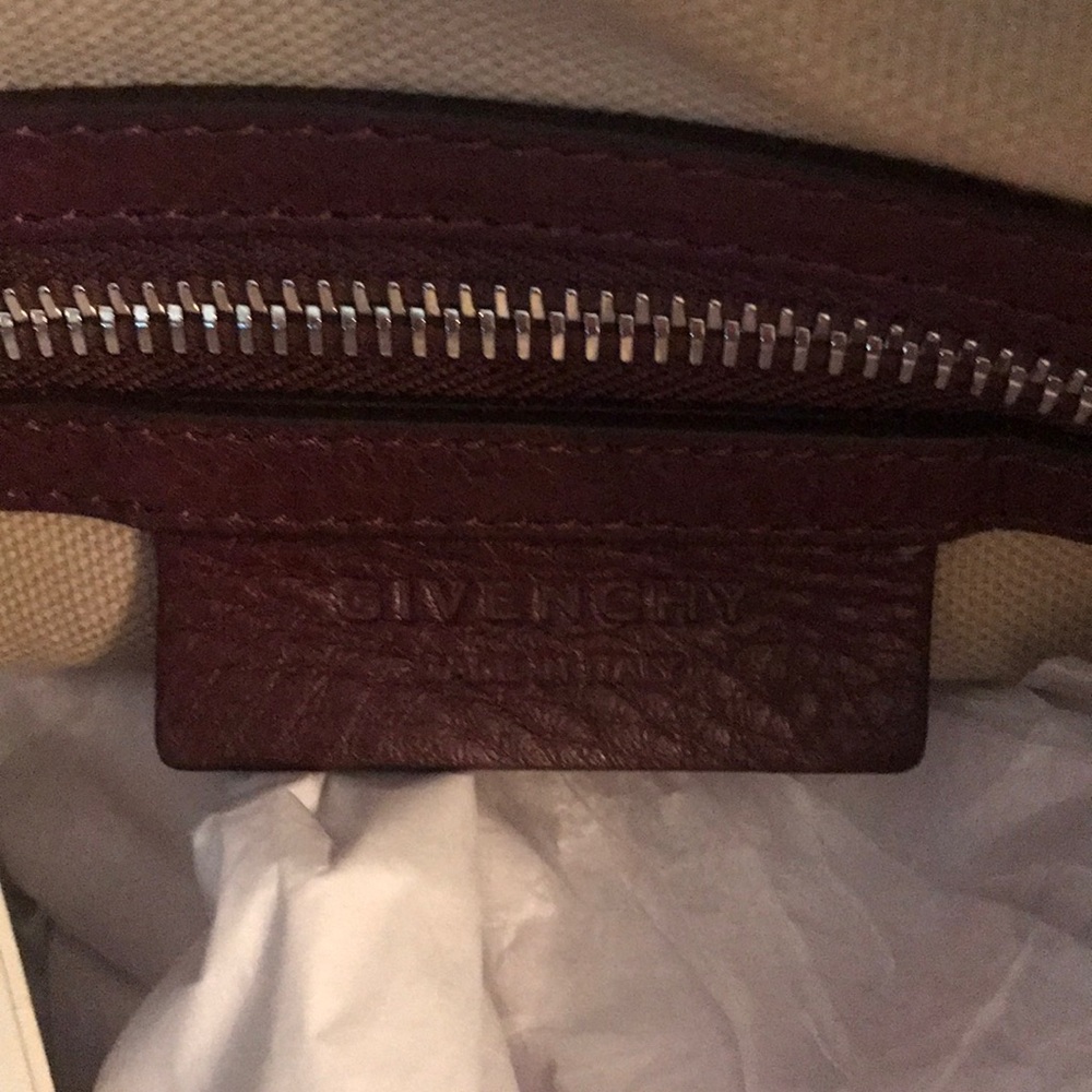 Givenchy Burgundy Leather Antigona Duffel Bag - Picture 3 of 5